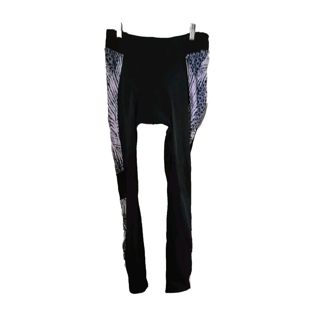 NWT Beroy‎ Black Padded Active Bike Cycling Compression Tight Pants Womans Sz XL